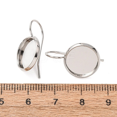 Brass Earring Hooks KK-H298-03P-1