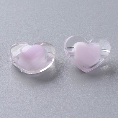 Transparent Acrylic Beads TACR-S152-08A-09-1