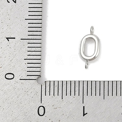 304 Stainless Steel Letter Connector Charms STAS-M108-01P-15-1