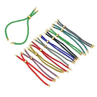 Nylon Twisted Cord Bracelet Making MAK-M025-1