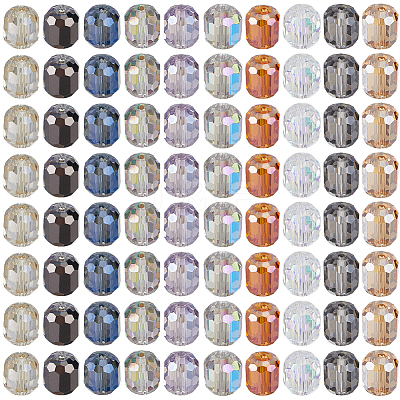 150Pcs 10 Colors Electroplate Glass Beads Strands GLAA-PA0001-66-1