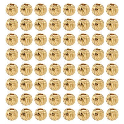 Brass Beads LS-X1-KK-G312-01G-6mm-G-1