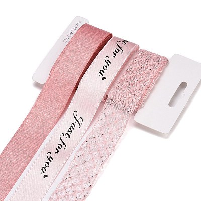 9 Yards 3 Styles Polyester Ribbon SRIB-A014-B04-1