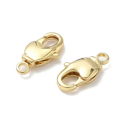 Brass Swivel Lobster Claw Clasps KK-K238-39G-M-1