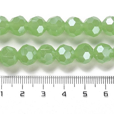 Electroplate Glass Beads Strands X-EGLA-A035-J10mm-A01-1