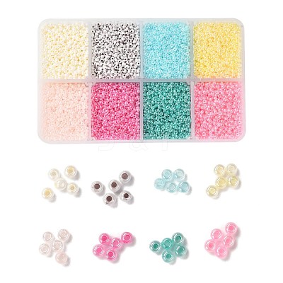 FGB 21500PCS 12/0 Grade A Round Glass Seed Beads SEED-JP0010-13-2mm-1