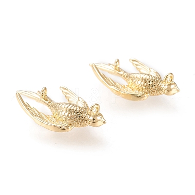 Brass Pendants Links X-KK-K250-08G-1