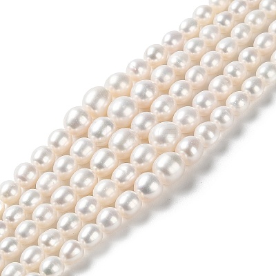 Natural Cultured Freshwater Pearl Beads Strands PEAR-E018-68-1