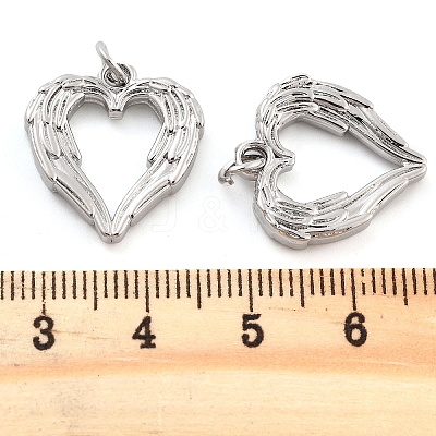 Rack Plating Brass Pendants KK-S371-04P-02-1