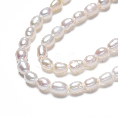 Natural Cultured Freshwater Pearl Beads Strands PEAR-N012-02G-1