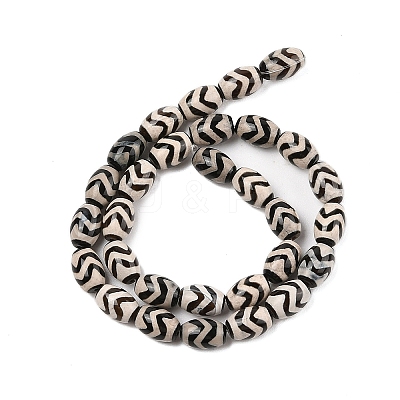 Tibetan Style dZi Agate Beads Strands G-N344-02B-1
