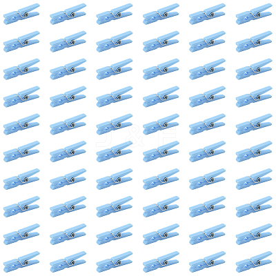 100Pcs DIY Wood Photo Paper Craft Clips AJEW-SP0003-42B-1