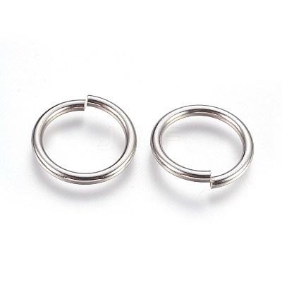 Tarnish Resistant 304 Stainless Steel Saw Cut Open Jump Rings STAS-P212-25P-19-1