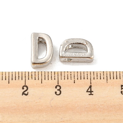 Platinum Plated Alloy Beads PALLOY-CJC0001-64P-D-1