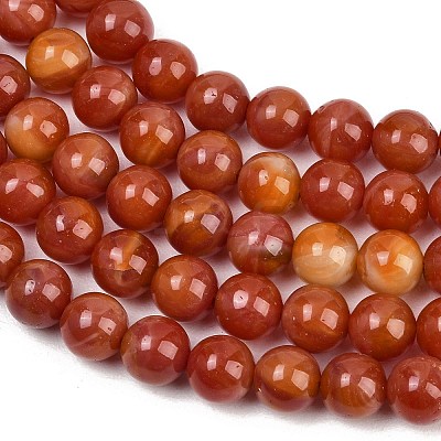 Handmade Lampwork Beads Strand LAMP-B056-8mm-18-1