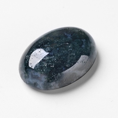 Natural Moss Agate Cabochons X-G-F296-09-18x25mm-1