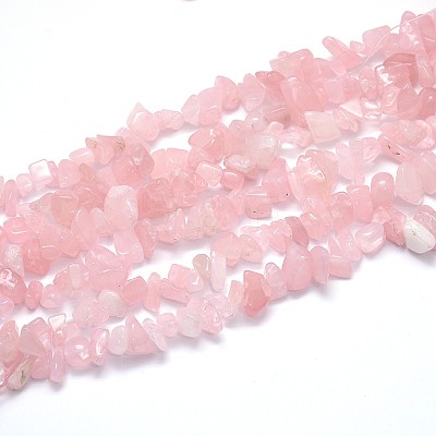 Natural Rose Quartz Beads Strands G-O049-C-60-1