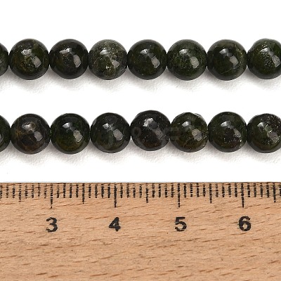 Natural Green Diopside Beads Strands GG-CBA993B-A01-6mm-1