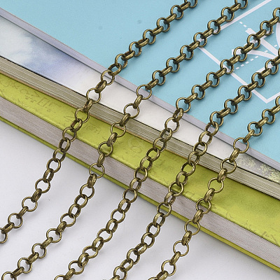 Brass Rolo Chains X-CHC-S008-002B-AB-1