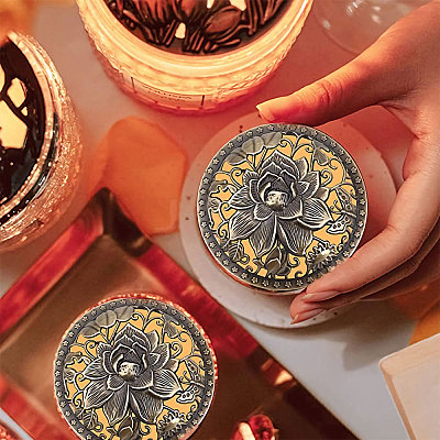 Alloy Incense Burner Cover AJEW-WH0244-03AB-1