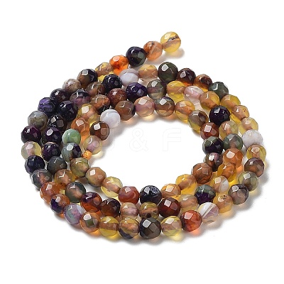 Natural Agate Beads Strands G-Q1000-01A-1