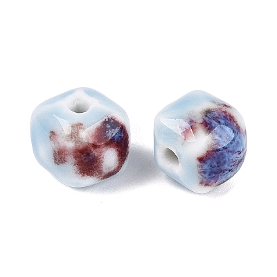 Vintage Handmade Porcelain Beads PORC-N013-18-14-1