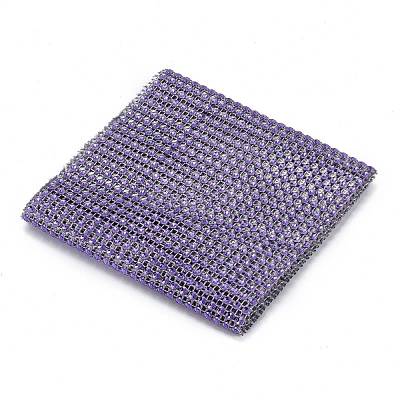 24 Rows Plastic Diamond Mesh Wrap Roll DIY-L049-05G-1