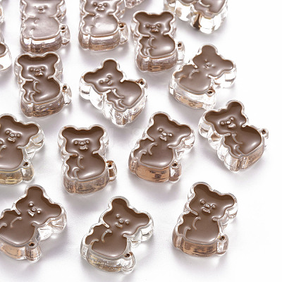 Transparent Acrylic Beads X-MACR-S374-07A-01-1