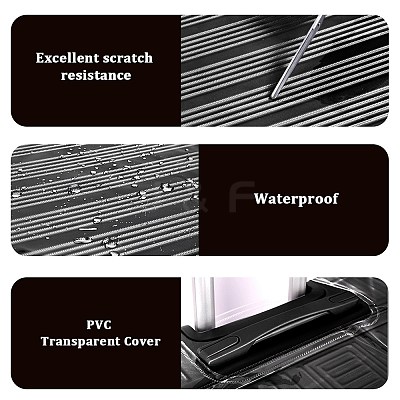 Transparent PVC Luggage Cover AJEW-WH20080-52C-1