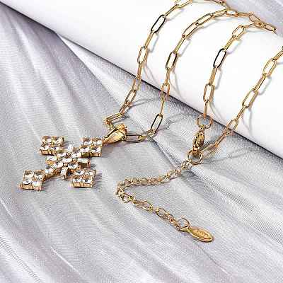 304 Stainless Steel Pendant Necklaces NJEW-H070-04G-1
