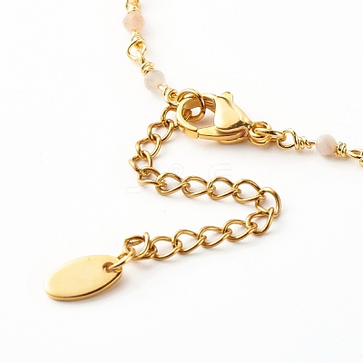 Cross Link Bracelet BJEW-JB06865-04-1