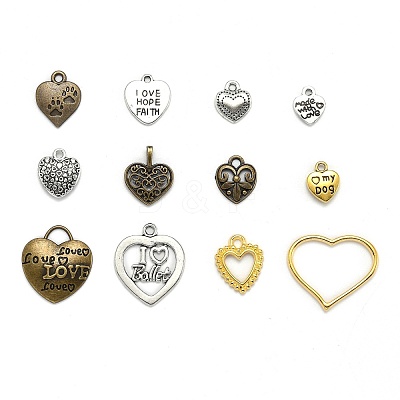 Tibetan Style Alloy Pendants TIBEP-MSMC012-1M-1