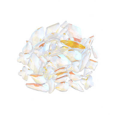 Glass Rhinestone Cabochons MRMJ-N027-053C-1