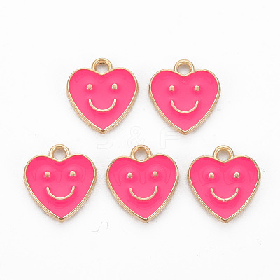 Alloy Enamel Charms ENAM-T016-12-RS-1