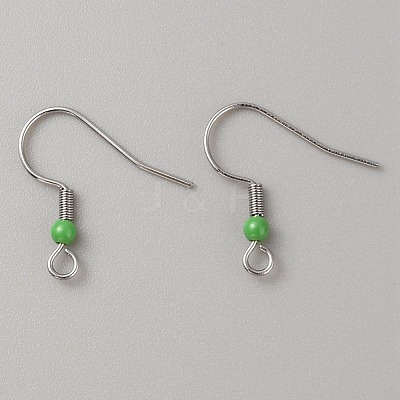 304 Stainless Steel Earring Hooks LS-STAS-WH0027-64P-06-1