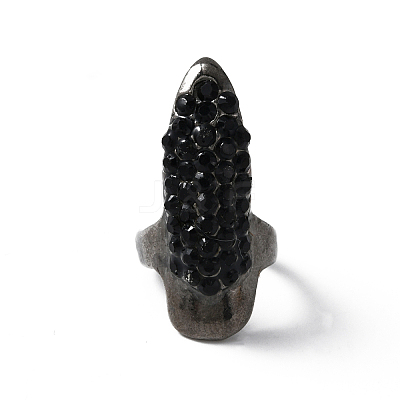 Alloy Women Finger Nail Rings LS-MRMJ-WH0077-028A-B-1