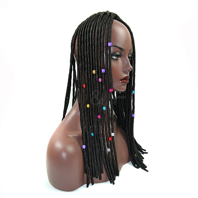 Iron Dreadlocks Beads Hair Decoration IFIN-S696-110RG-1