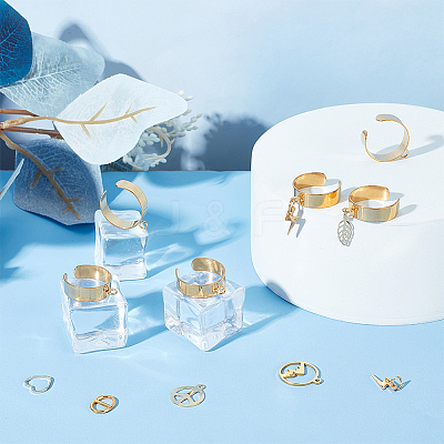 DIY Charm Cuff Ring Making Kit STAS-UN0051-41-1