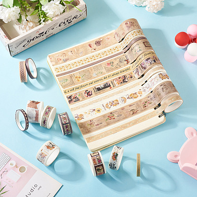 20pcs 5 Styles Scrapbooking Stickers DIY-TAC0029-03C-1