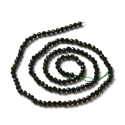 Synthetic Green Goldstone Beads Strands G-E591-07B-1