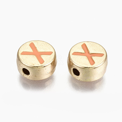 Alloy Enamel Beads X-ENAM-S122-029X-RS-1
