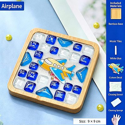 DIY Mosaic Coaster Making Kit TH-CBAB785-01C-1