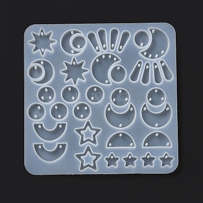 DIY Silicone Pendant Molds LS-DIY-G079-12B-1