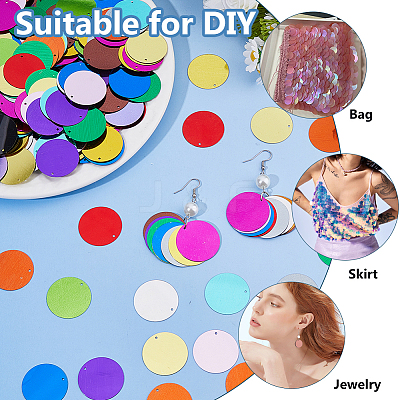 144G PVC Sequins Pendants PVC-DC0001-02A-1