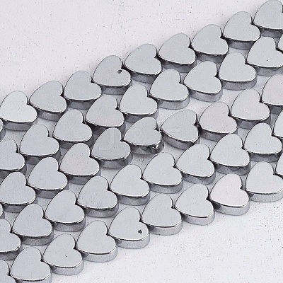 Non-magnetic Synthetic Hematite Beads Strands X-G-Q883-6x6mm-6-1