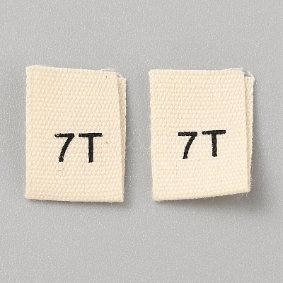 Cotton Sewing Size Label DIY-WH0578-36F-1