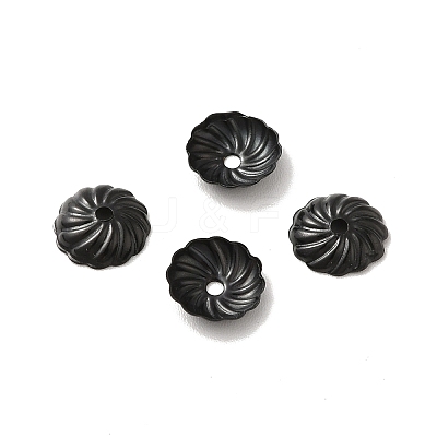Ion Plating(IP) 304 Stainless Steel Bead Caps STAS-G075-10EB-1