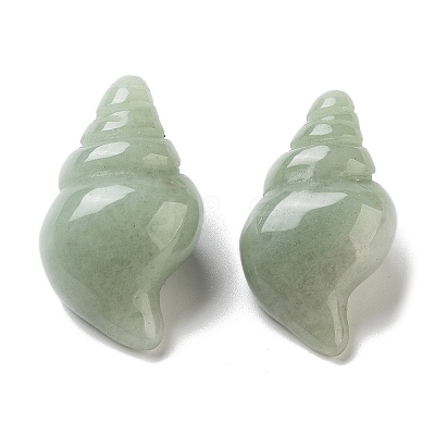 Natural Green Aventurine Carved Figurines DJEW-L023-H20-1