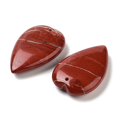 Natural Red Jasper Pendants G-D087-02I-1