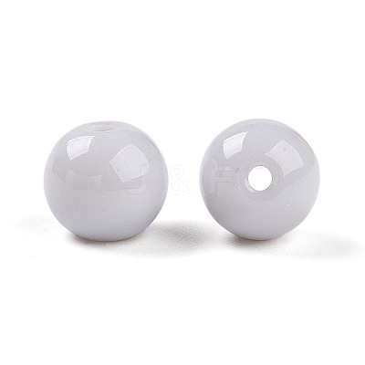 Opaque Solid Color Glass Beads X1-GLAA-N007-8mm-A08-1